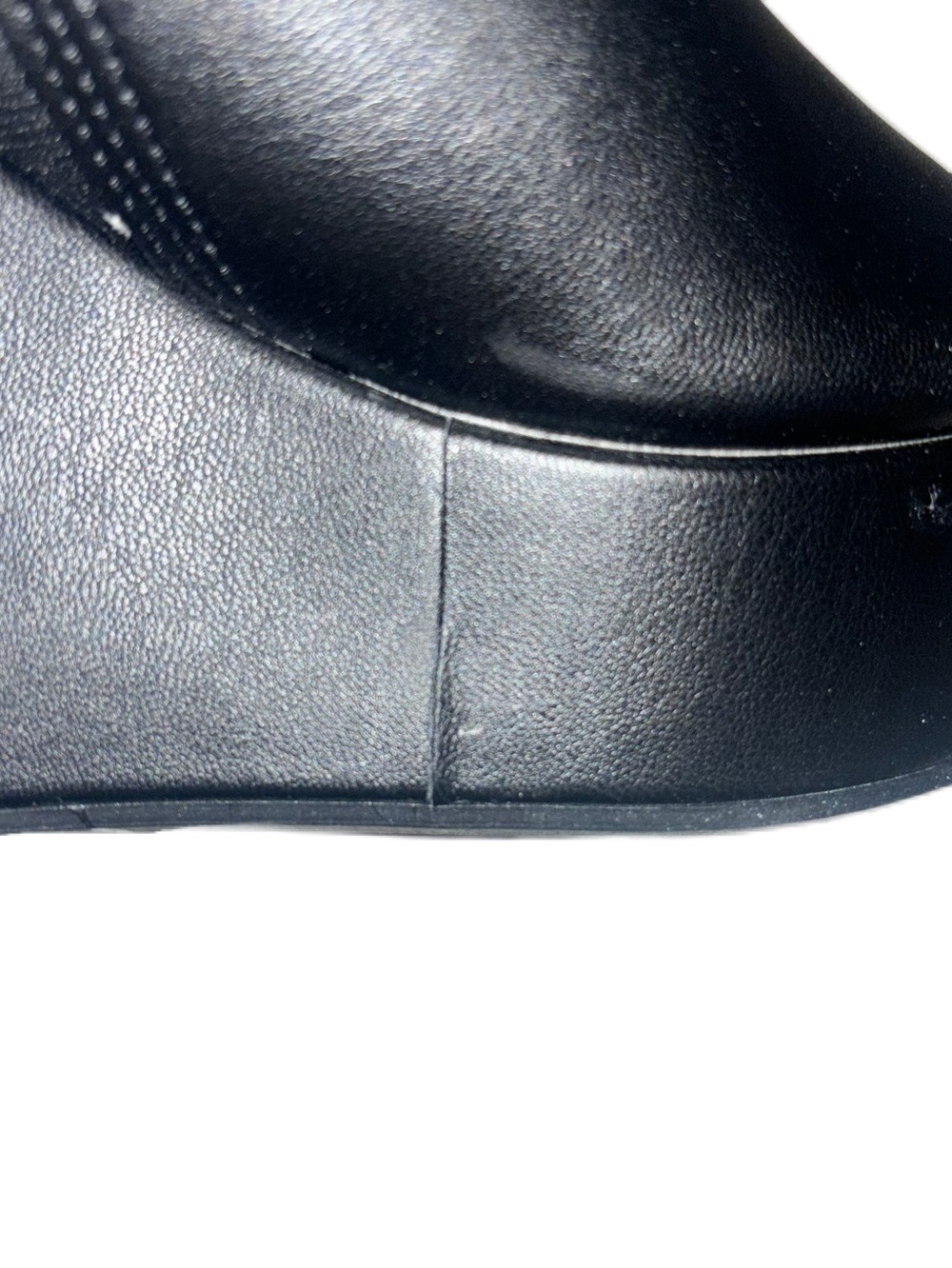 Madden NYC Black Platform Boho Wedge Slide on Sandals - Women's 7 - Picture 10 of 15